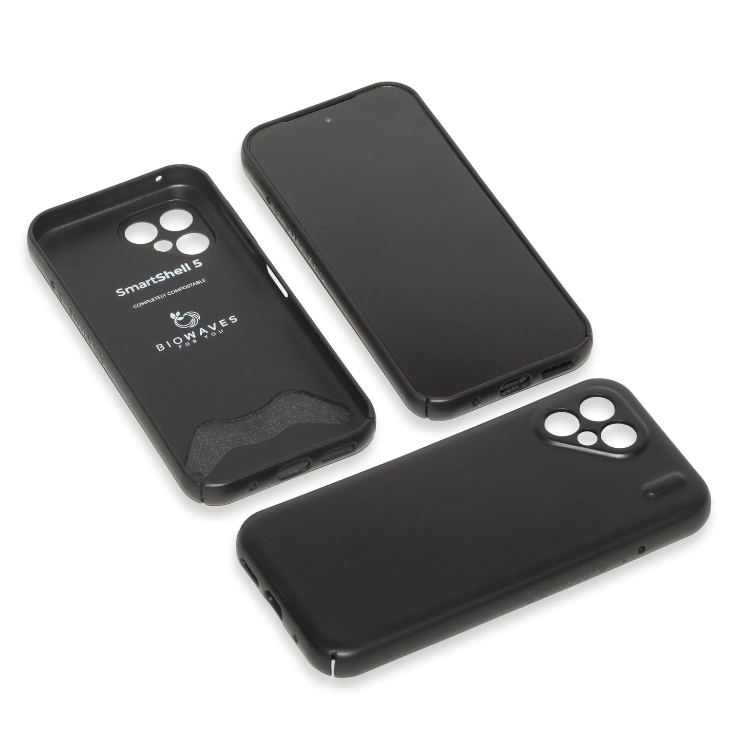 Biowaves SmartShell 5 Deep Black 3er Ansicht