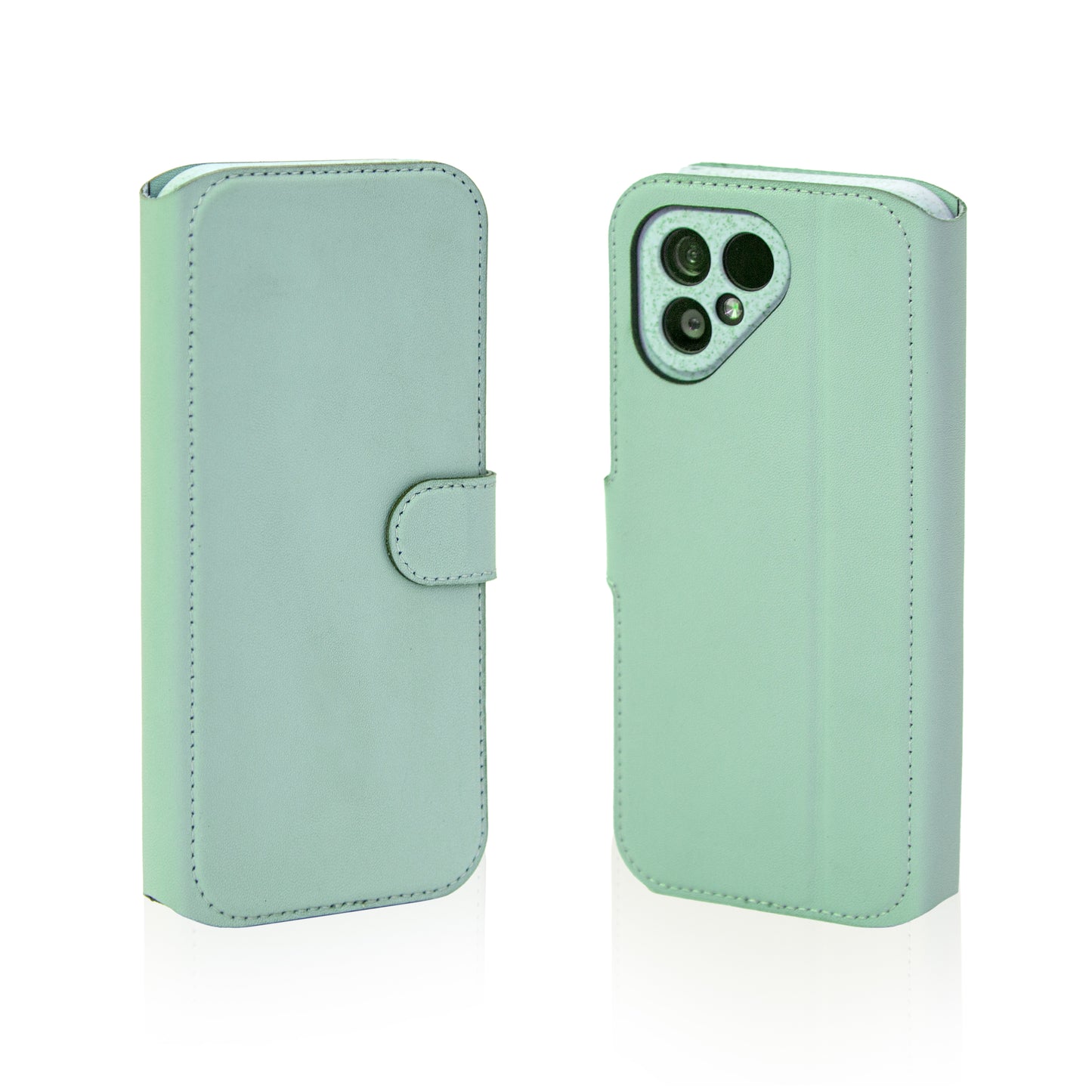 Biowaves Leder Flip Cover grün