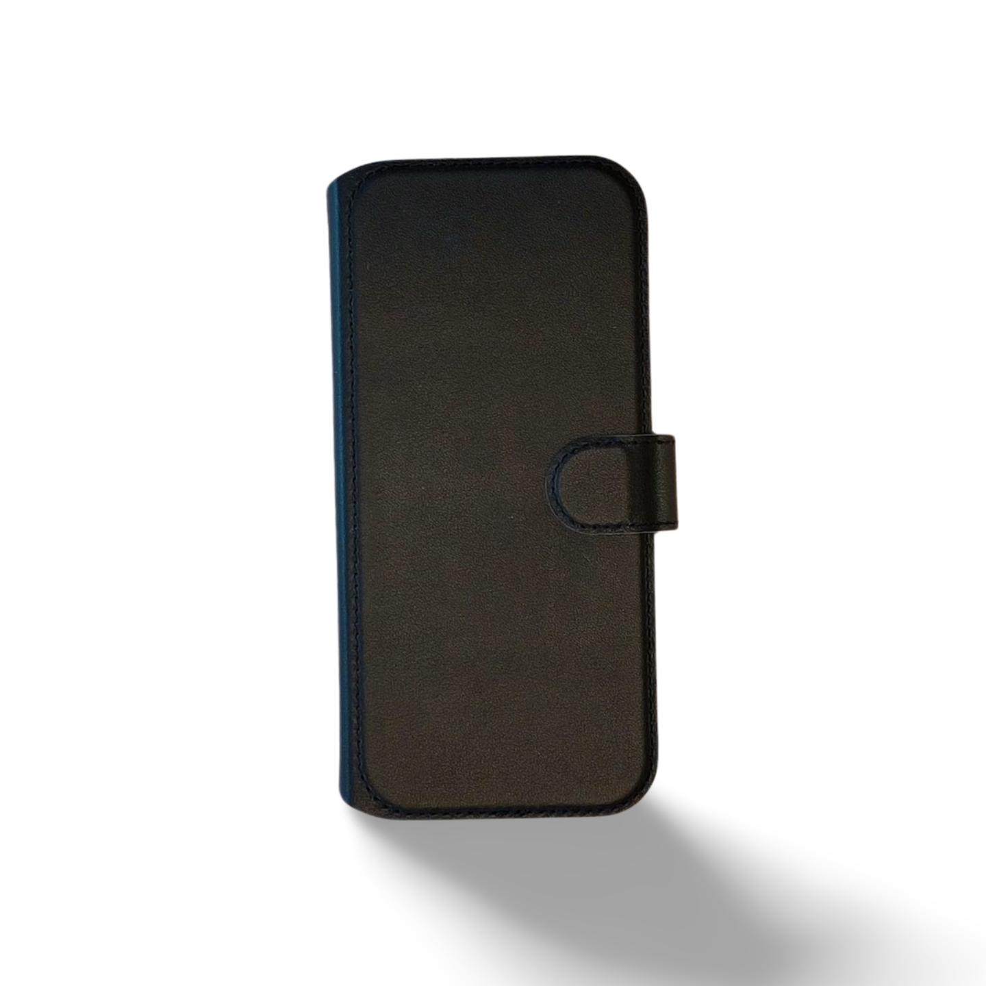 Leder Flip Case deep black