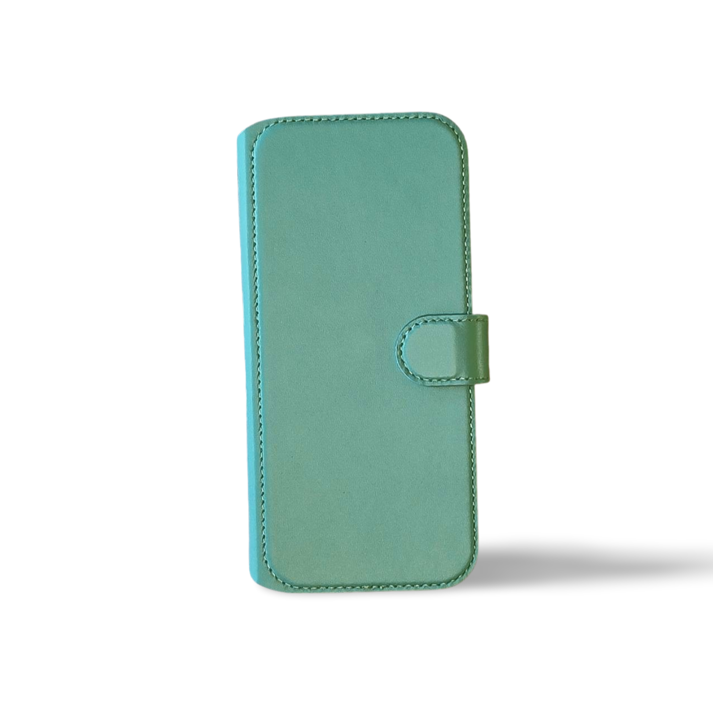 Leder Flip Case nature green