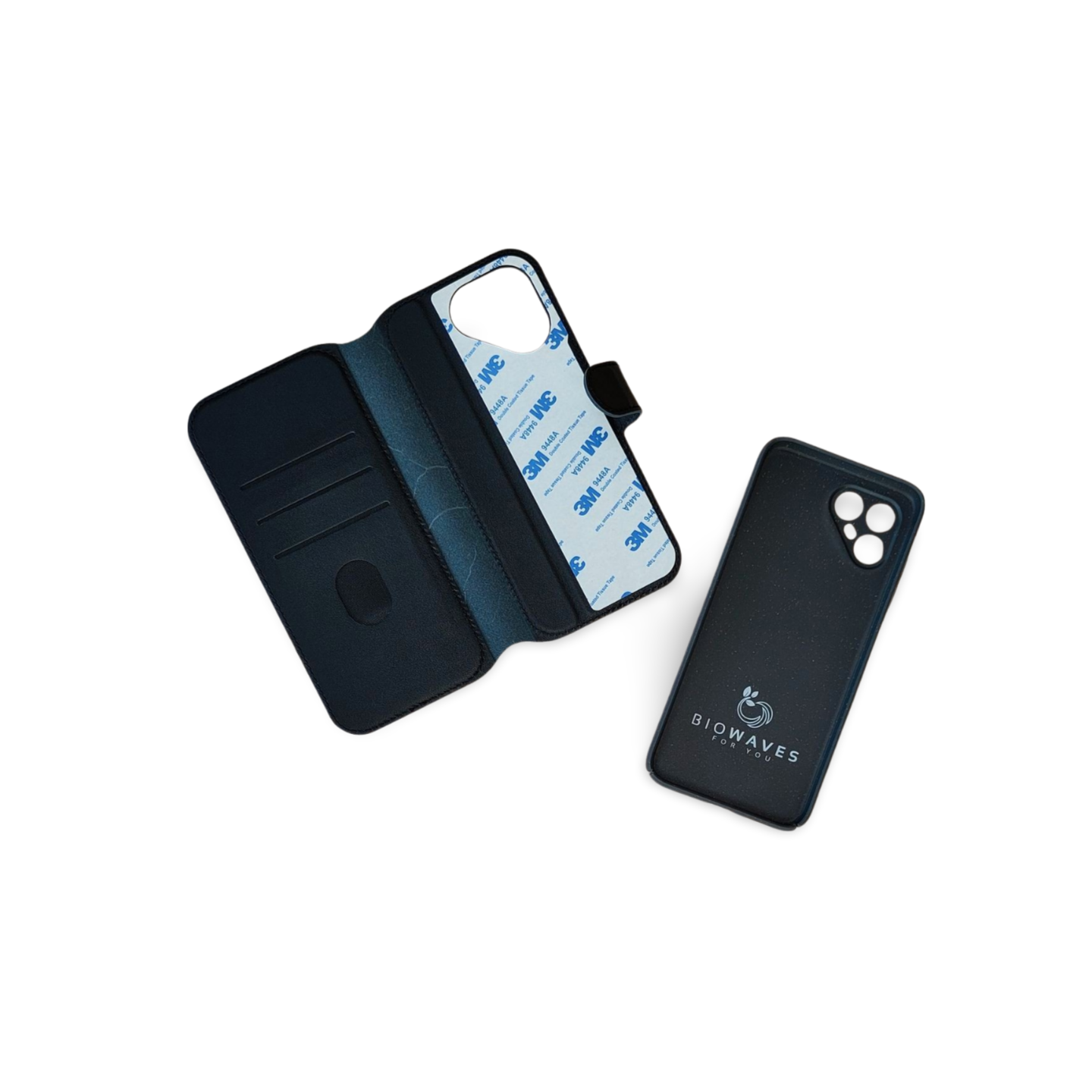 Fairphone 4 Flip Cover mit Hülle schwarz/anthrazit