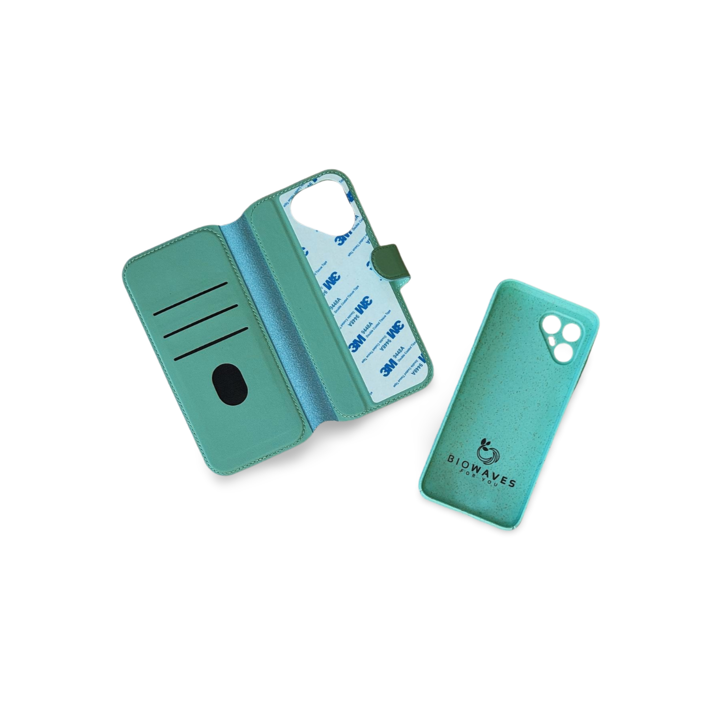 Fairphone 4 Flip Cover mit Hülle grün/grün
