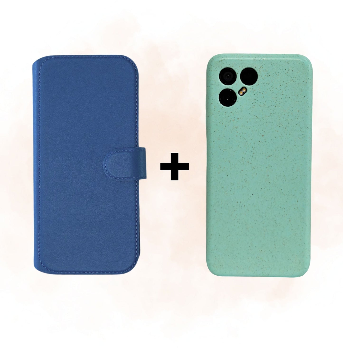 Leder Flip Cover für Fairphone 4 – Wallet Case Bundle