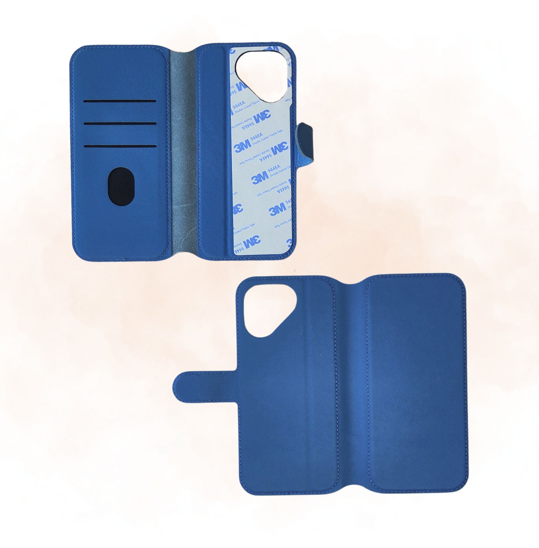 Étui Portefeuille Pour Fairphone 5 - Motif Floral, Cuir PU, Bandoulière, Poche Zippée, Support, Couleur Purple - 7