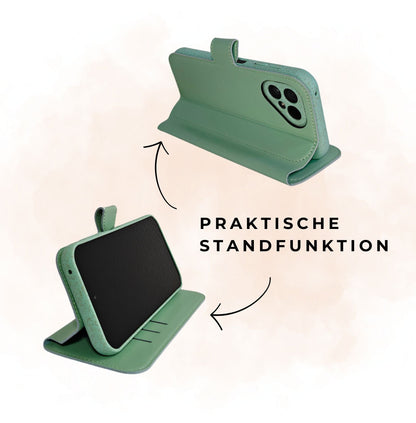 Leder Flip Cover für Fairphone 4 – Wallet Case Bundle