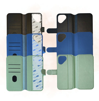 Leder Flip Cover für Fairphone 4 – Wallet Case Bundle