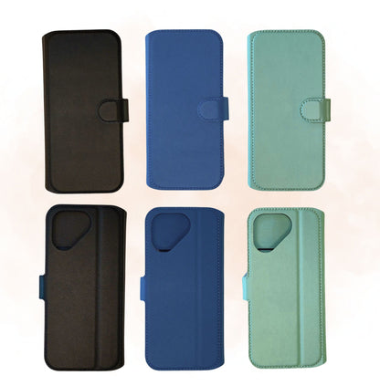Leder Flip Cover für Fairphone 4 – Wallet Case Bundle