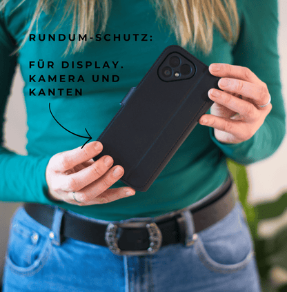 SmartShell 5 Leder Flip Case für Fairphone 5
