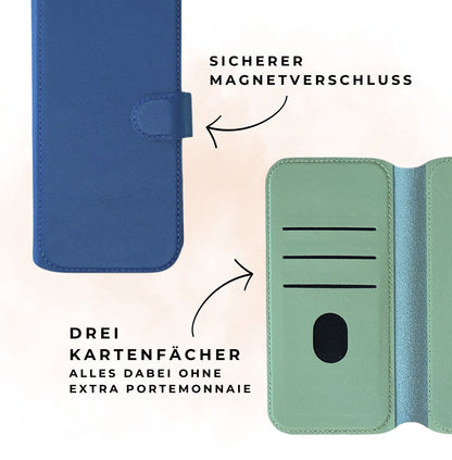 Leder Flipcover für Fairphone 4 / 5 / 6 - ohne Case