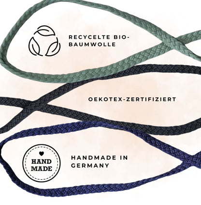 Halskette aus 100% recycelter Bio-Baumwolle