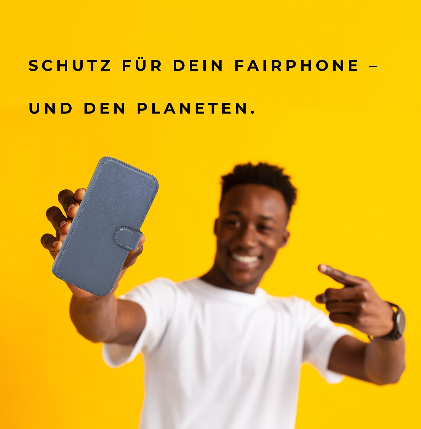 SmartShell 5 Leder Flip Case für Fairphone 5