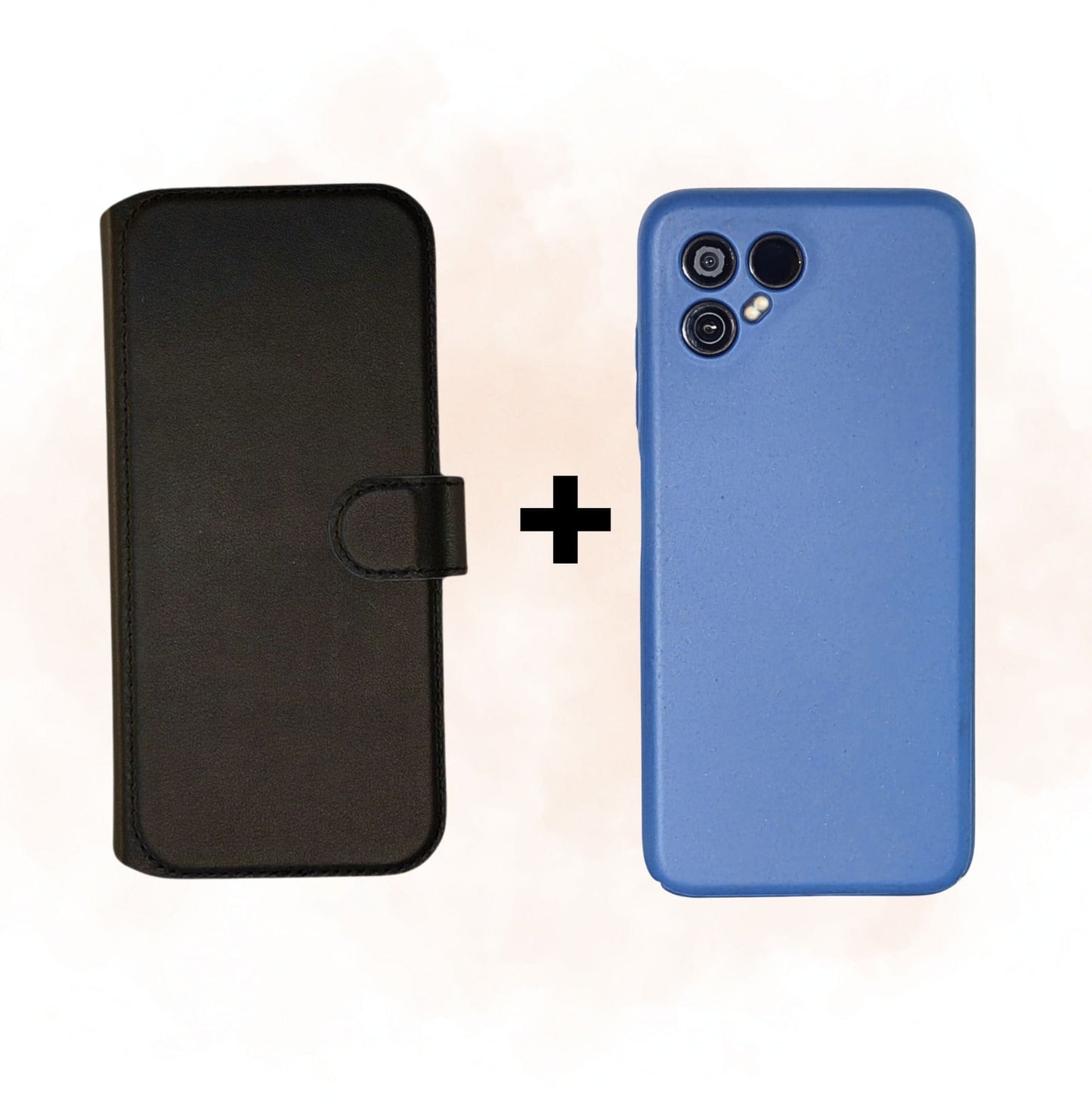 Leder Flip Cover für Fairphone 4 – Wallet Case Bundle