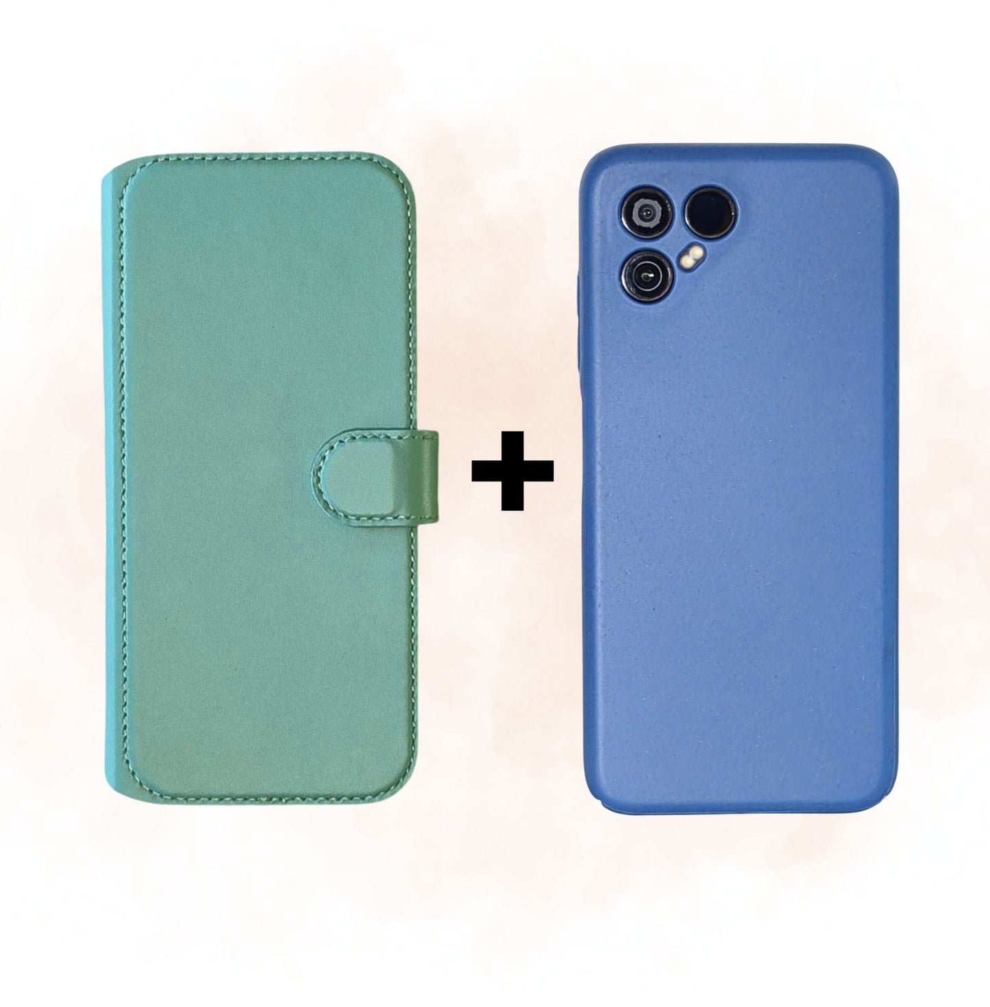 Leder Flip Cover für Fairphone 4 – Wallet Case Bundle